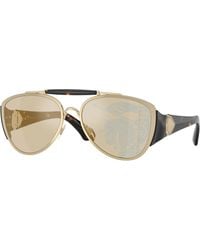 Burberry - Be3161 1109P4 Sunglasses Metal Pilot Normal - Lyst
