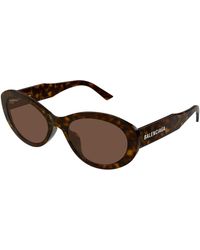 Balenciaga - Bb0446S 002 Sunglasses Acetate Round - Lyst