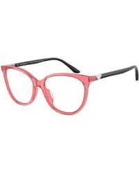 Emporio Armani - Ea3249U 6198 Optical Frames Acetate Cat Eye Normal - Lyst