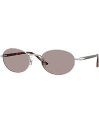 Persol - Po1018S Ida 102153 Sunglasses Metal Round Normal - Lyst