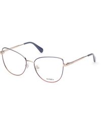 MAX&Co. - Mo5018 028 Optical Frames Metal Squared Normal - Lyst