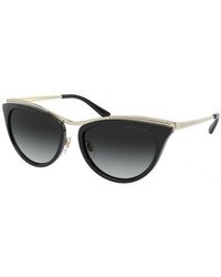 Michael Kors - Mk1065 Azur 10148G Sunglasses Metal Cat Eye Normal Nuanced - Lyst