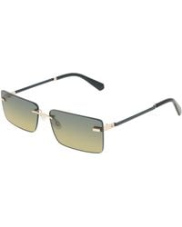 Calvin Klein - Ckj25206S 724 Sunglasses Metal Squared Normal Shaded - Lyst