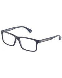 Emporio Armani - Ea3038 5754 Optical Frames Plastic Squared - Lyst