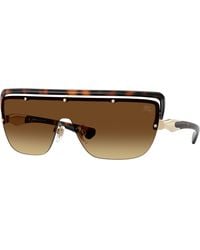 Burberry - Be3175 110913 Sunglasses Metal Squared Normal Nuanced - Lyst