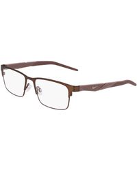Nike - 8154 201 Optical Frames Metal Squared Normal Photochromatic - Lyst