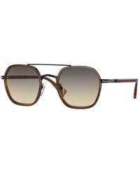 Persol - Po2480S 109132 Sunglasses Metal Light Geometric Nuanced - Lyst