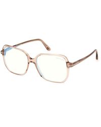 Tom Ford - Ft5578-B 45 Optical Frames Acetate Geometric Normal - Lyst