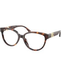 Michael Kors - Mk4202U Half Moon Bay 4031 Optical Frames Acetate Transparent Round Normal - Lyst
