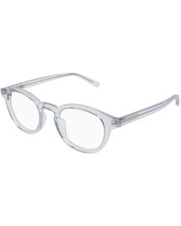 Saint Laurent - Sl 907 003 Optical Frames Acetate Transparent Cat Eye - Lyst