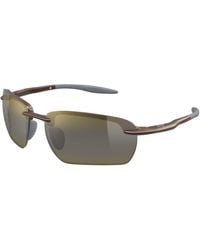 Maui Jim - Mj0336S 002 Occhiali Da Sole Bio-Iniettato Bronzo Geometrica - Lyst