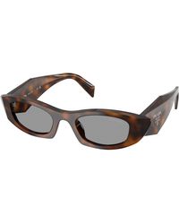Prada - Pr B16S 20D50Q Sunglasses Acetate Round Normal - Lyst