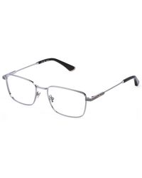 Police - Vplq74 Origins Titan 1 579 Optical Frames Metal Squared - Lyst