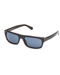 Guess - Gu00276 52V Sunglasses Injected Squared Normal - Lyst