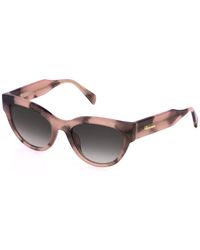 Blumarine - Sbm866 0Ald Sunglasses Acetate Butterfly Normal Shaded - Lyst