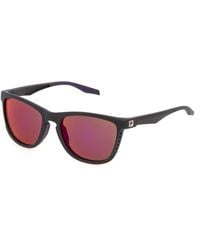 Fila - Sfi895 Aauk Sunglasses Injected Squared Water -Repellent Mirror - Lyst