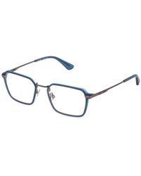Police - Vplq71 Code 8 613 Optical Frames Metal Geometric - Lyst