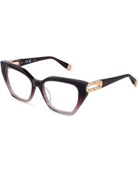 Furla - Vfua94 0D78 Optical Frames Acetate Squared - Lyst