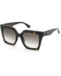 Twinset - Stw105 04Bl Sunglasses Acetate Squared Normal Shaded - Lyst