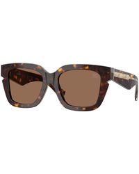 Burberry - Be4453 300273 Sunglasses Acetate Squared Normal - Lyst