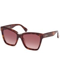 Max Mara - Mm0089 Spark3 52F Sunglasses Acetate Squared Normal Shaded - Lyst