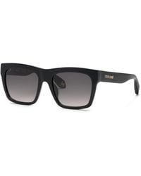 Roberto Cavalli - Src126M 700 Sunglasses Acetate Smoke Squared Normal Shaded - Lyst