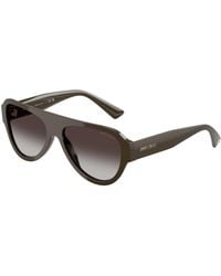 Jimmy Choo - Jc5027 50608G Sunglasses Acetate Pilot Normal Shaded - Lyst