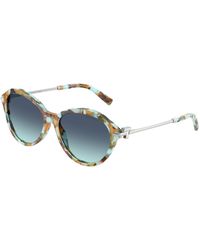 Tiffany & Co. - Tf4259 84419S Sunglasses Acetate Round Normal Nuanced - Lyst