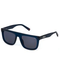 Fila - Sfi896 0Agq Sunglasses Acetate Smoke Geometric Normal - Lyst