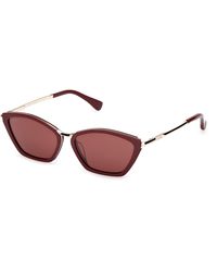 Max Mara - Mm0162 Miller7 69S Sunglasses Acetate Round Normal - Lyst