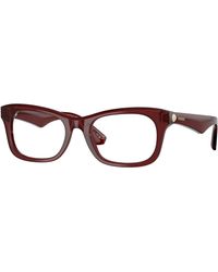 Burberry - Be2422 4128 Optical Frames Acetate Squared Normal - Lyst