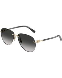 Tiffany & Co. - Tf3124 62413C Sunglasses Metal Pilot Normal Nuanced - Lyst