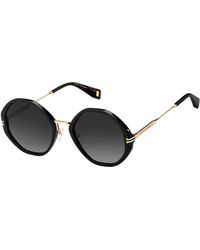 Marc Jacobs - Mj 1003/S 807/9O Sunglasses Acetate Round Shaded - Lyst