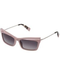 Furla - Sfu348 0816 Sunglasses Acetate Squared Normal Shaded - Lyst