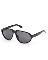 Guess - Gu00303 01A Sunglasses Injected Smoke Pilot Normal - Lyst