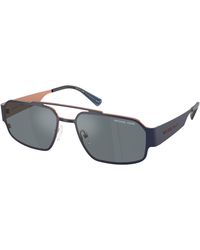 Michael Kors - Mk1182 Cape Town 12076G Sunglasses Metal Squared Normal - Lyst