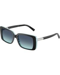 Tiffany & Co. - Tf4249 80559S Sunglasses Acetate Squared Normal Shaded - Lyst