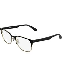 Calvin Klein - Ckj26204 728 Optical Frames Metal Squared Normal - Lyst