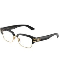 Dolce & Gabbana - Dg3456 501 Optical Frames Acetate Transparent Squared Normal - Lyst