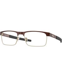 Oakley - Ox5153 Metal Plate Ti 515305 Optical Frames Titanium Squared Normal - Lyst