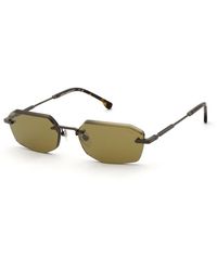 Lozza - Sl2459 Alicudi 5 568X Sunglasses Metal Geometric Normal Mirrored - Lyst