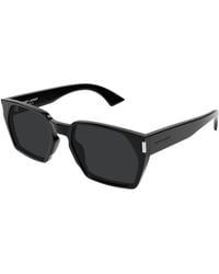 Saint Laurent - Sl 894 001 Sunglasses Acetate Squared - Lyst