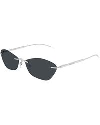 McQueen - Am0525S 001 Sunglasses Acetate Geometric - Lyst