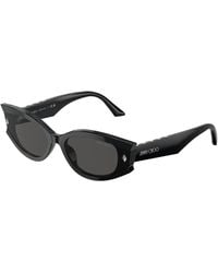 Jimmy Choo - Jc5015U 500087 Sunglasses Acetate Geometric Normal - Lyst
