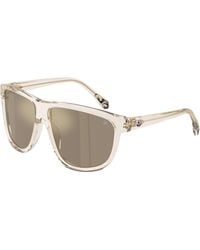 Moncler - Me6032U 30032C Sunglasses Acetate Squared Mirror - Lyst
