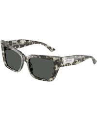 Jimmy Choo - Jc5041 506887 Sunglasses Acetate Butterfly Normal - Lyst