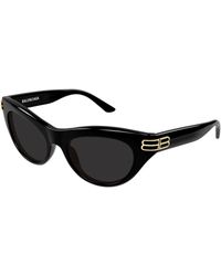 Balenciaga - Bb0466S 001 Sunglasses Acetate Cat Eye - Lyst