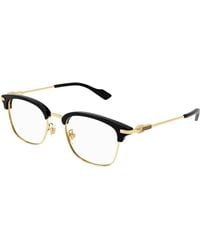 Gucci - Gg1606Ok 002 Optical Frames Titanium Transparent Round - Lyst