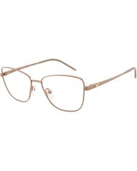 Emporio Armani - Ea1172 3400 Optical Frames Metal Geometric Normal - Lyst