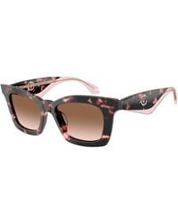 Giorgio Armani - Ar8235U 623013 Sunglasses Acetate Butterfly Normal Shaded - Lyst